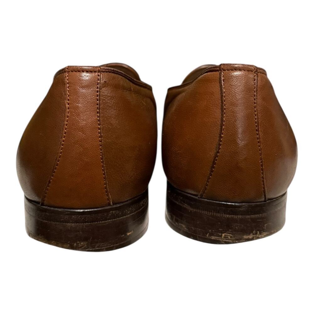 Bostonian Florentine Men’s Italian Leather Loafer Size 11 M Cognac Brown - Picture 6 of 10